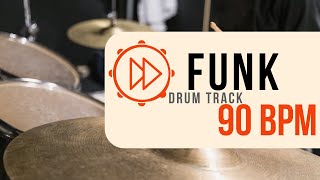 90 BPM  Funk Rock Drum Beat  Backing Track 47 [upl. by Oine453]