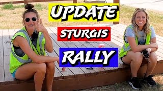 STURGIS MOTORCYCLE RALLY UPDATE  PRE RALLY OPENING DAY  RECORD CROWDS FIRST DAY 4K [upl. by Aarika805]