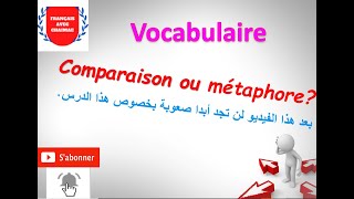 La comparaison et la métaphore Cours et exercices [upl. by Ibbob398]