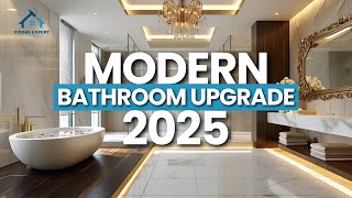 Modern Bathroom Upgrade 2025  Chic Shower Design  Warm Lighting Concepts [upl. by Genie]