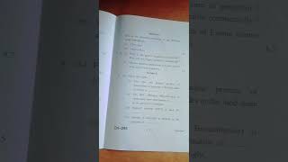 Bsc 3rd year question paper CHEM308 [upl. by Downey]