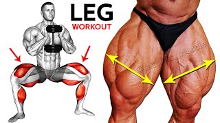 7 BEST LEG EXERCISES TO GET WIDE THIGH WORKOUT 🎯 [upl. by Joselow]