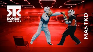 🔵 Elijah Bolanu 🇺🇸 vs 🇺🇸 Makai Ruiz 🔴 Kombat Taekwondo Minor League [upl. by Timoteo]