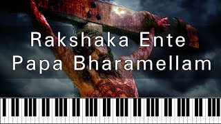 Rakshaka Ente Paapa Bharamellam  Old Super Hit Malayalam Christian Devotional Song Piano Cover [upl. by Redman482]