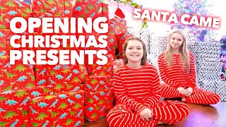 CHRISTMAS MORNING 2023  Opening Presents Part 1  Family 5 Vlogs [upl. by Anaiq]