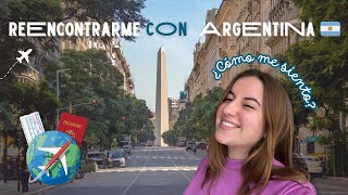 REGRESAR A ARGENTINA VIVIENDO EN EL EXTERIOR ASÍ ME SIENTO 🩵 [upl. by Eey216]