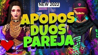 NOMBRES PARA DUOS FREE FIRE 2022 [upl. by Dihahs147]