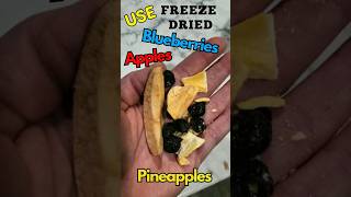 Using Freeze Dried Fruit shorts freezedried freezedriedfruit [upl. by Eirual]