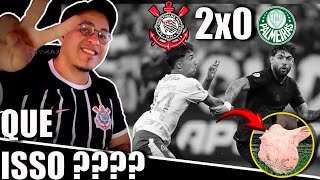 Corinthians 2x0 Palmeiras  Jogo de perder a CABEÇA 🤭 [upl. by Krein921]