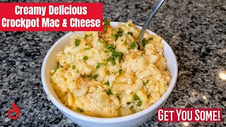 Crockpot Mac and Cheese  Creamy Mac and Cheese Recipe in Crockpot [upl. by Naellij]