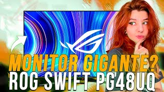 Chegou o gigante OLED  ROG SWIFT PG48UQ [upl. by Laird859]