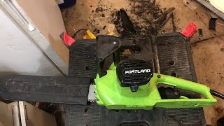 TEARDOWN Harbor freight chainsaw [upl. by Ringo]