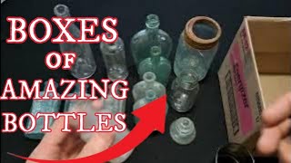 2024 BoxingUnboxing Antique amp Vintage Bottles  Flasks Canning Jars Meds Relics Bottle Digging © [upl. by Laekim690]