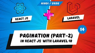 Pagination in react with laravel  part2   ReactJS with Laravel 10  class14 [upl. by Palmira]