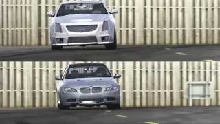 Top Gear BMW M3 vs Cadillac CTSV [upl. by Jed]