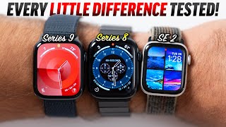 Apple Watch Series 9 vs 8 vs SE 2  ULTIMATE Comparison [upl. by Dunson]