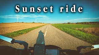 Sunset ride  Lofi peaceful 4K ride  POV [upl. by Acsot302]