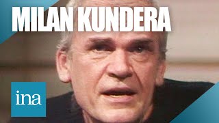 Milan Kundera quotLindiscretion est la vertu de notre époquequot  Archive INA [upl. by Hutchins]