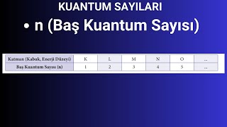 311SINIF AYT KİMYA BAŞ KUANTUM SAYISI n ayt [upl. by Windy]