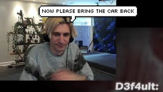 xQc asks Adept for his McLaren Back [upl. by Gris6]