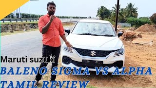 Maruti suzuki Baleno Sigma tamil review 2024  balenotamilreview marutibaleno balenosigma2024 [upl. by Arotak475]