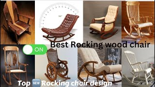 Rocking chair design wood rocking chair ideas modern chair [upl. by Imoian417]