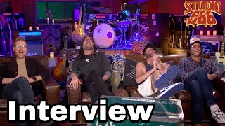 FOO FIGHTERS INTERVIEW DAVE GROHL on STUDIO 666 blood bath amp which BAND member is Best Actor [upl. by Bevin]