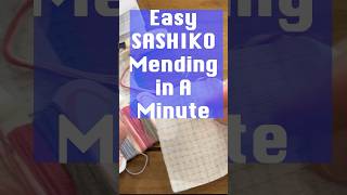 Finishing Your Sashiko Project in Minutes [upl. by Pasahow]