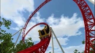 NL2  Blitz  Intamin Rocket Coaster [upl. by Nahgeam]