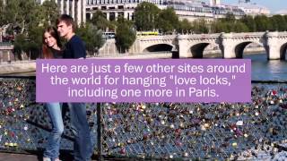 Here are 7 love lock bridges besides Pariss Pont des Arts [upl. by Ardnoik]