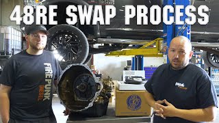 68RFE TO 48RE SWAP 2017 RAM LIMITED  INSTALL PROCESS  DRIVE COMPARISON [upl. by Aisile718]