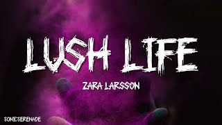 Zara Larsson  Lush Life Lyrics [upl. by Ydnes]