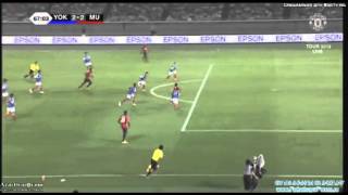 Shinji Kagawa shoot カズからの香川真司のシュート Man Utd Yokohama Marinos PSM マンU vs 横浜F・マリノス 20130723 [upl. by Saerdna]