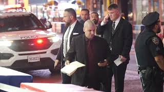 Man Shot In Time Square Gun Free Zone Evidence Collection  Manhattan [upl. by Noyad]