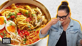 My best SLOW COOKER SOUP recipe chicken laksa noodle soup  Marions Kitchen [upl. by Elayor228]