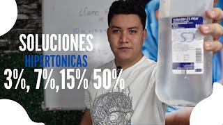 ¿Cómo preparar CUALQUIER solucion HIPERTONICA  Formula DEFINITIVA  Enfermeria [upl. by Karlyn]