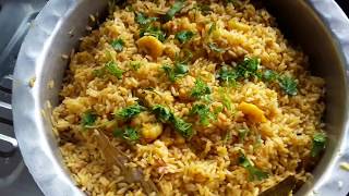 PRAWNS RICEKOLAMBI BHAATSHRIMP RICEPRAWNS PULAO [upl. by Eatnoj]