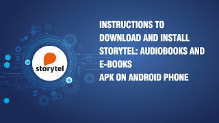 Instructions to download and install Storytel Audiobooks and Ebooks APK on android phone [upl. by Arrec]