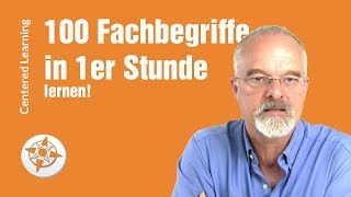 100 Fachbegriffe lernen in 1 Stunde – Geht das – ja [upl. by Imuyam]