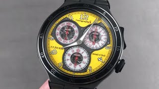 FP Journe Linesport Centigraphe Sport CTS2 YELLOW FP Journe Watch Review [upl. by Sybilla]