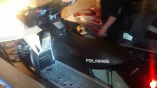 2009 polaris iq 600 straight piped vs ggb trail can [upl. by Richey]