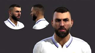 PES 2013 Karim Benzema Face Update 2023 Best Patch [upl. by Krysta]