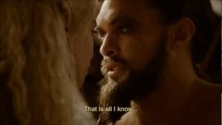 game of thrones season 2 episode10  khal drogo and Daenerys reunited [upl. by Mauro]