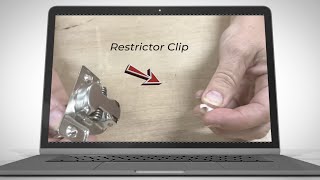 How to Install a Restrictor Clip for Compact Cabinet Door Hinges [upl. by Nanis928]