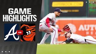 Braves vs Orioles Game Highlights 61324  MLB Highlights [upl. by Adnohsirk863]