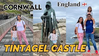 CORNWALL VlOG  TINTAGEL CASTLE TOUR  KING ARTHUR  ENGLAND TRAVEL  BEAUTIFUL ATLANTIC OCEAN [upl. by Amron]