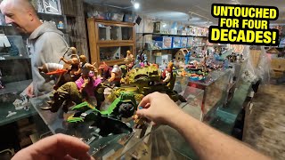 UNCOVERING A BASEMENT TIME CAPSULE TOY COLLECTION [upl. by Atig399]