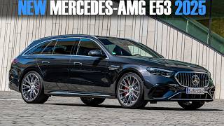 2025 New MercedesBenz E53 AMG Hybrid Estate  612 hp   Full Review [upl. by Enirahtac473]