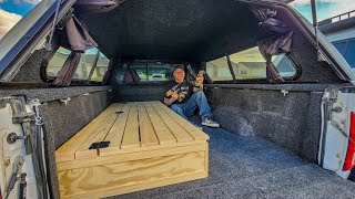 New Truck Camper Bed Build [upl. by Selrahcnhoj]