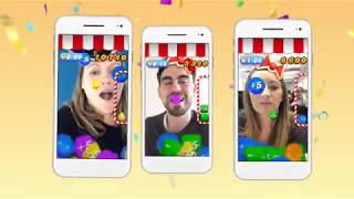 Candy Crush Saga  Facebook Camera Effect [upl. by Drue193]